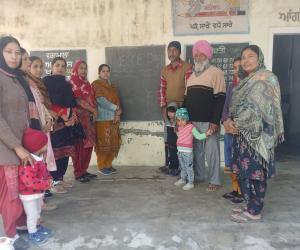 ਆਂਗਣਵਾੜੀ ਕੇਂਦਰਾਂ ਵਿਖੇ ਬੱਚਿਆਂ ਦੀ ਮੁੱਢਲੀ ਸਿੱਖਿਆ ਅਤੇ ਦੇਖਭਾਲ ਦਿਵਸ ਮਨਾਇਆ ਗਿਆ 