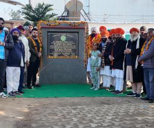 ਡਿਪਟੀ ਸਪੀਕਰ ਜੈ ਕ੍ਰਿਸ਼ਨ ਸਿੰਘ ਰੌੜੀ ਨੇ ਮੀਨਾਰ-ਏ-ਬੇਗਮਪੁਰਾ ਤੋਂ ਤਪ ਅਸਥਾਨ ਨੂੰ ਜੋੜਨ ਲਈ ਪੌਣੇ ਚਾਰ ਕਰੋੜ ਦੀ ਲਾਗਤ ਨਾਲ ਤਿਆਰ ਹੋਣ ਵਾਲੇ ਪੁਲ ਦਾ ਰੱਖਿਆ ਨੀਂਹ ਪੱਥਰ