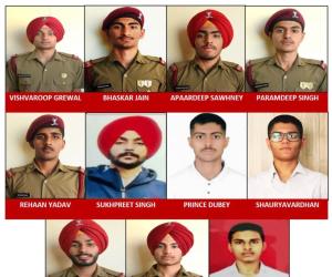 ਮਹਾਰਾਜਾ ਰਣਜੀਤ ਸਿੰਘ ਪ੍ਰੈਪਰੇਟਰੀ ਇੰਸਟੀਚਿਊਟ ਦੇ 11 ਕੈਡਿਟ ਦੀ ਐਨ.ਡੀ.ਏ. ਅਤੇ ਹੋਰ ਪ੍ਰਮੁੱਖ ਰੱਖਿਆ ਸਿਖਲਾਈ ਅਕੈਡਮੀਆਂ ਲਈ ਚੋਣ