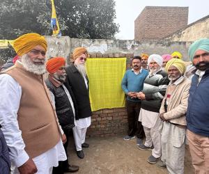 ਸਪੀਕਰ ਸ. ਕੁਲਤਾਰ ਸਿੰਘ ਸੰਧਵਾਂ ਧਰਮਸ਼ਾਲਾ ਦਾ ਨੀਂਹ ਪੱਥਰ ਨੇ ਰੱਖਿਆ