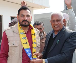 ਕੈਬਨਿਟ ਮੰਤਰੀ ਬਰਿੰਦਰ ਕੁਮਾਰ ਗੋਇਲ ਦੀ ਅਗਵਾਈ ਵਿੱਚ ਪਿੰਡ ਬੁਸ਼ਹਿਰਾ ਦੇ ਅਹਿਮ ਆਗੂ ਤੇ ਵੱਡੀ ਗਿਣਤੀ ਪਰਿਵਾਰ ਆਮ ਆਦਮੀ ਪਾਰਟੀ ਵਿੱਚ ਸ਼ਾਮਲ