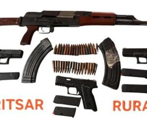 ਆਈਐਸਆਈ ਦੀ ਹਮਾਇਤ ਪ੍ਰਾਪਤ ਹਥਿਆਰ ਤਸਕਰੀ ਮਾਡਿਊਲ ਦਾ ਪਰਦਾਫ਼ਾਸ਼; ਏਕੇ-47 ਰਾਈਫਲ ਸਮੇਤ ਚਾਰ ਹਥਿਆਰਾਂ ਨਾਲ ਦੋ ਮੁਲਜ਼ਮ ਅੰਮ੍ਰਿਤਸਰ ਤੋਂ ਕਾਬੂ