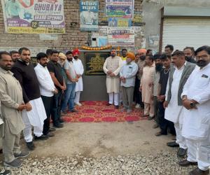 ਵਿਧਾਇਕ ਜਲਾਲਾਬਾਦ ਨੇ 2 ਕਰੋੜ ਤੋਂ ਵਧੇਰੇ ਦੀ ਲਾਗਤ ਨਾਲ ਬਣਨ ਵਾਲੀ ਘੁਬਾਇਆ ਫਿਰਨੀ ਸੜਕ ਦੀ ਮੁਰੰਮਤ ਦੇ ਰੱਖੇ ਨੀਂਹ ਪੱਥਰ