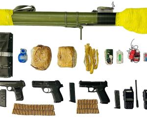 ਰੇਲਵੇ ਟਰੈਕ 'ਤੇ ਆਈਈਡੀ ਧਮਾਕੇ ਦੀ ਕੋਸ਼ਿਸ਼ ਦਾ ਮਾਮਲਾ: ਮ੍ਰਿਤਕ ਦੇ ਭਰਾ ਵੱਲੋਂ ਕੀਤੇ ਖੁਲਾਸਿਆਂ ਦੇ ਆਧਾਰ 'ਤੇ ਅੱਤਵਾਦੀ ਹਾਰਡਵੇਅਰ ਦੇ ਵੱਡੇ ਜ਼ਖ਼ੀਰੇ ਵਿੱਚ ਆਰਪੀਜੀ, ਆਰਡੀਐਕਸ ਅਤੇ ਪਿਸਤੌਲਾਂ ਬਰਾਮਦ