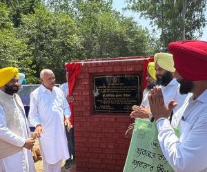 ਬਰਿੰਦਰ ਕੁਮਾਰ ਗੋਇਲ ਵੱਲੋਂ ਪਿੰਡ ਓਇੰਦ ਵਿਖੇ ਨਹਿਰੀ ਪਾਣੀ ਲਿਫ਼ਟ ਸਿੰਚਾਈ ਪ੍ਰਾਜੈਕਟ ਦਾ ਉਦਘਾਟਨ