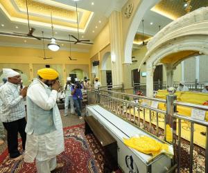 ਸ਼ੁਕਰਾਨਾ ਯਾਤਰਾ ਦੌਰਾਨ ਮੁੱਖ ਮੰਤਰੀ ਭਗਵੰਤ ਸਿੰਘ ਮਾਨ ਨੇ ਗੁਰਦੁਆਰਾ ਮਸਤੂਆਣਾ ਸਾਹਿਬ ਵਿਖੇ ਮੱਥਾ ਟੇਕਿਆ